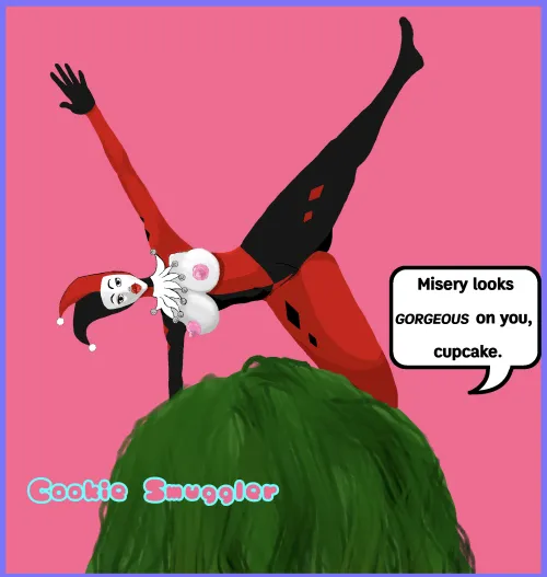 Harley Quinn doing cartwheels:) [CookieSmuggler] Thumbnail