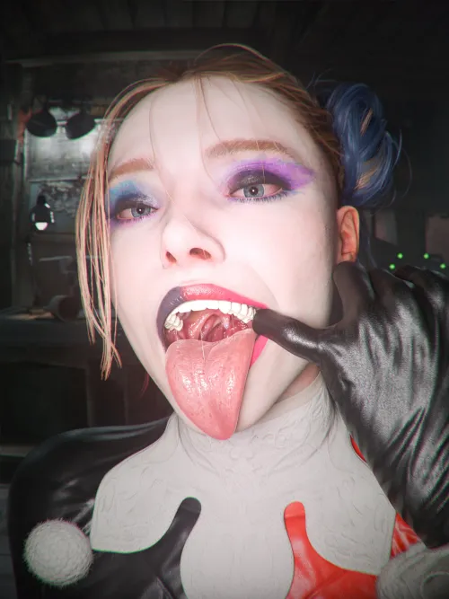 Harley showing off her mouth (Checkpik) Thumbnail