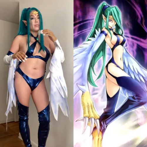 Harpie Queen cosplay based on Japanese card art handmade by me Thumbnail