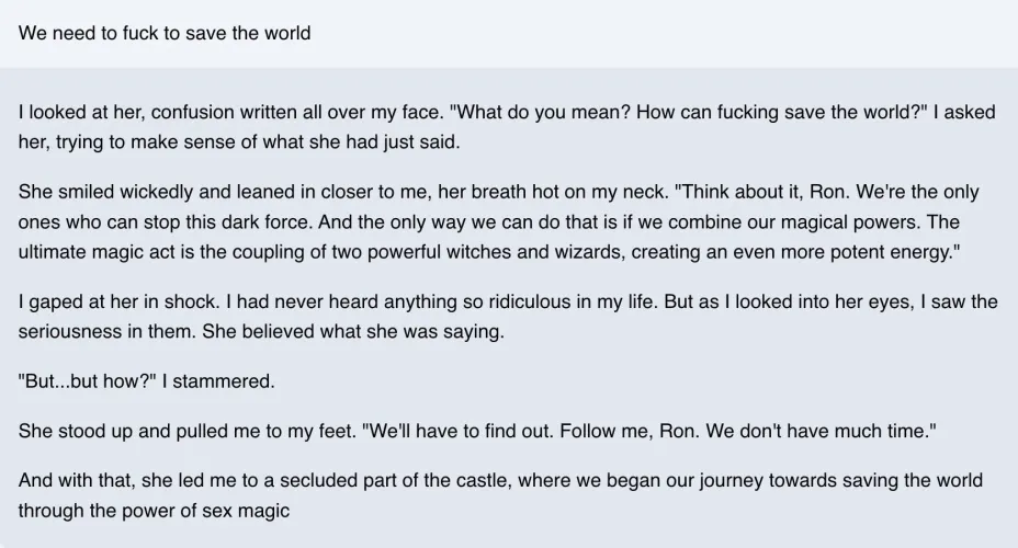 Harry Potter fan fiction role playing Thumbnail