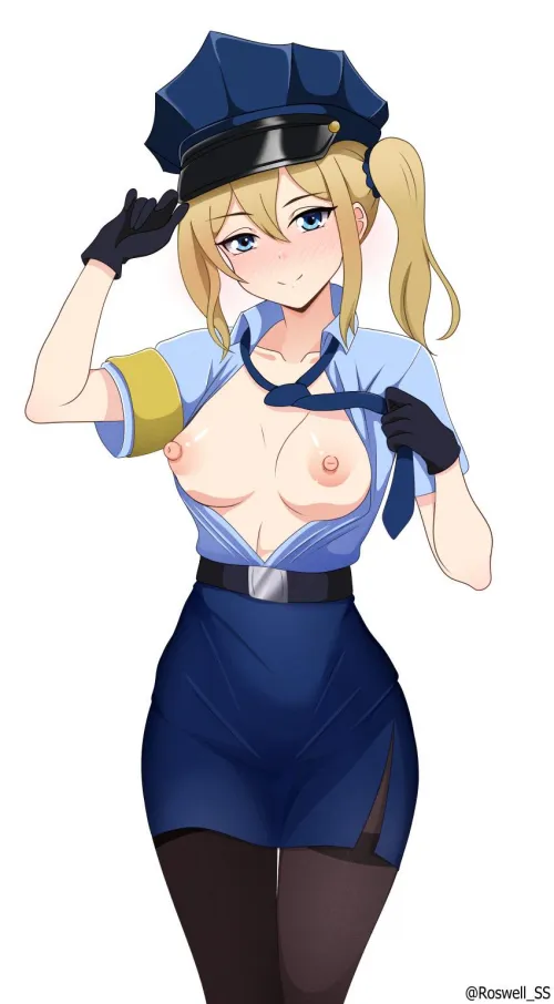 Hayasaka in a new uniform [Roswell SS] Thumbnail
