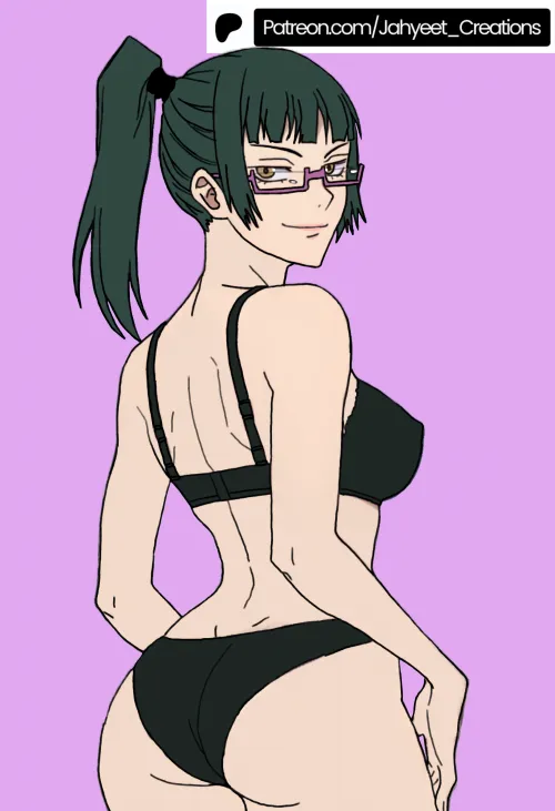 Her ass is so perfect(OC)[Maki Jujutsu Kaisen] Thumbnail