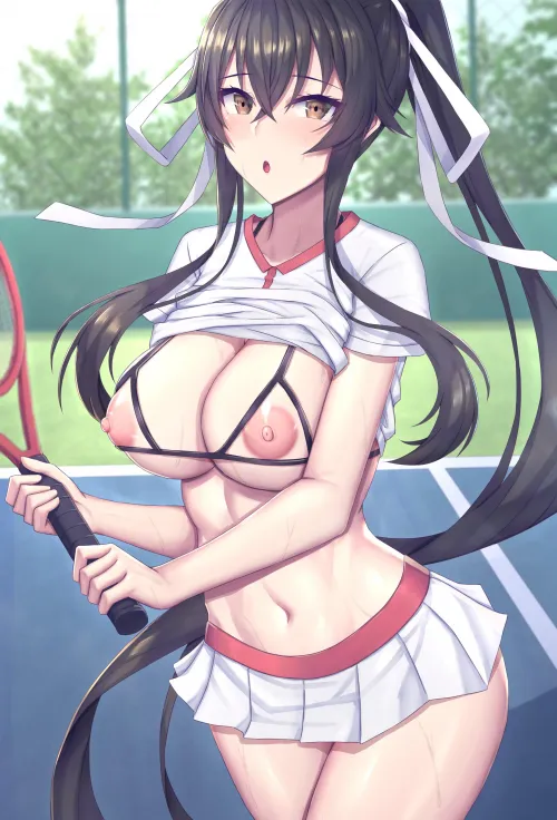 Her favorite outfit during a tennis match (ohguro mariya) Thumbnail