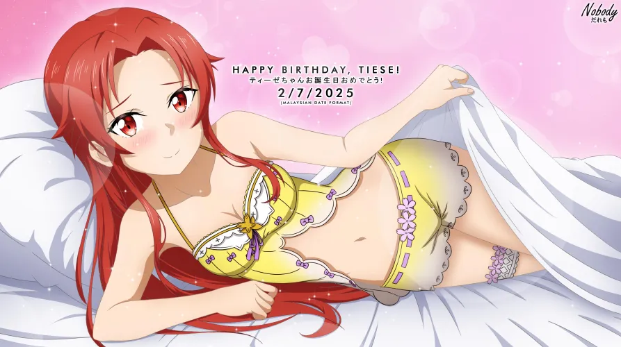 Here is my Tiese fanart (SFW) for her birthday (Cut Content Edition). Happy Birthday, Tiese Thumbnail