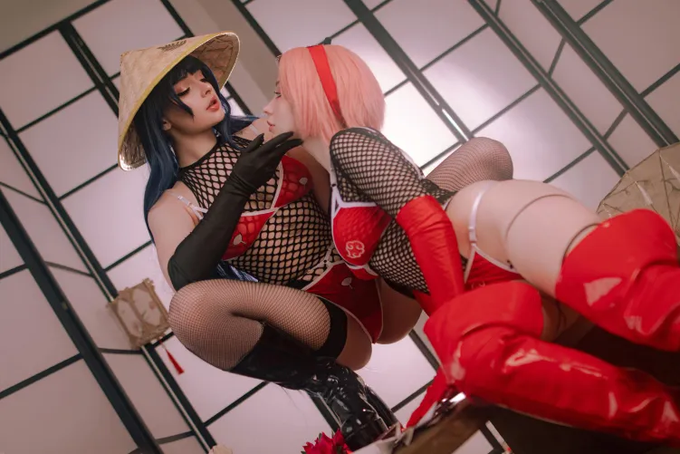 Hinata & Sakura from Naruto by ThighVooltage Thumbnail