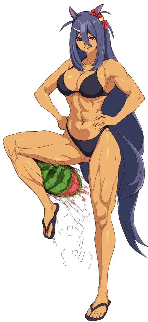 Hishi Amazon Watermelon Thigh Crush [Uma Musume] Thumbnail
