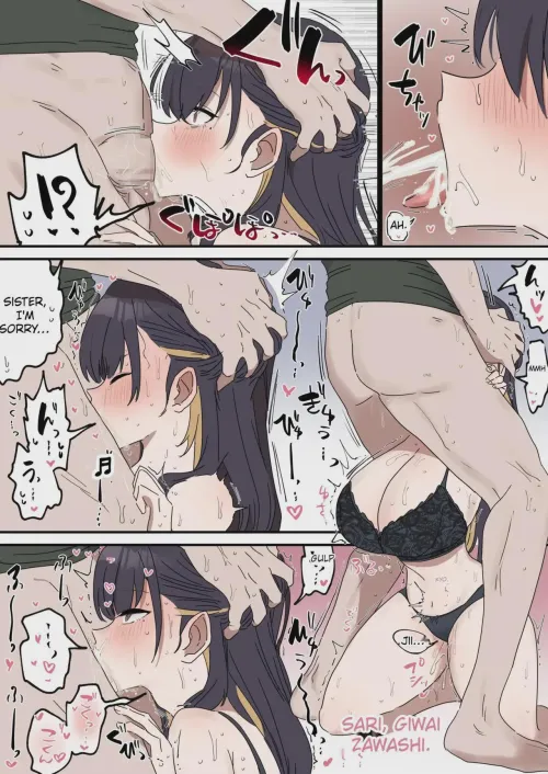 Holding her head so she won't move it away as I go in deep Thumbnail