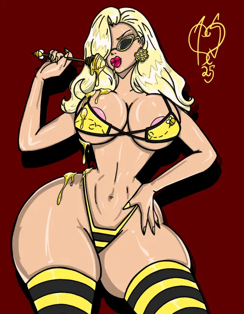 Honey Dripped Bimbo by Alexis Skye (OC) Thumbnail