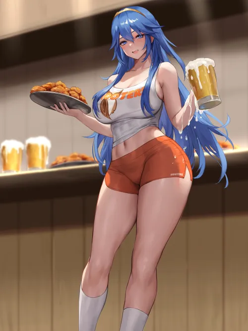 Hooters Lucina (commission by ChihunHentai) Thumbnail
