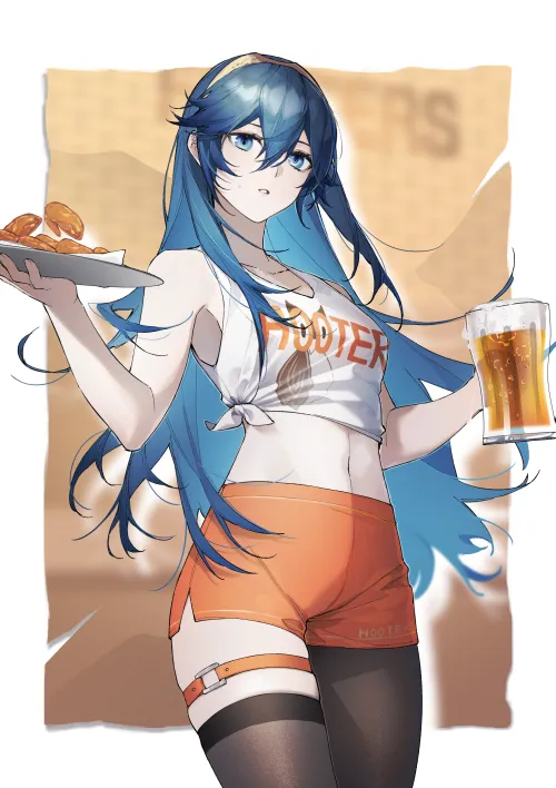 Hooters Lucina (commission by ClovisXVII) Thumbnail