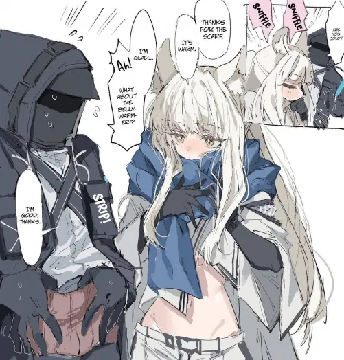 Hope the tummy won’t get too cold Thumbnail