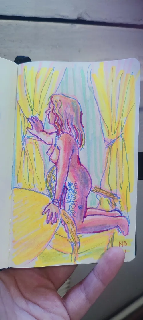 Hotel view with neon colors Thumbnail