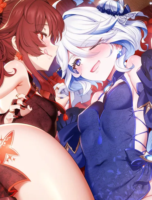 Hu Tao and Furi Furi Thumbnail