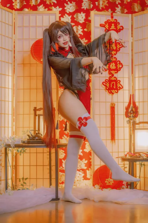 hu tao in a qipao! Thumbnail