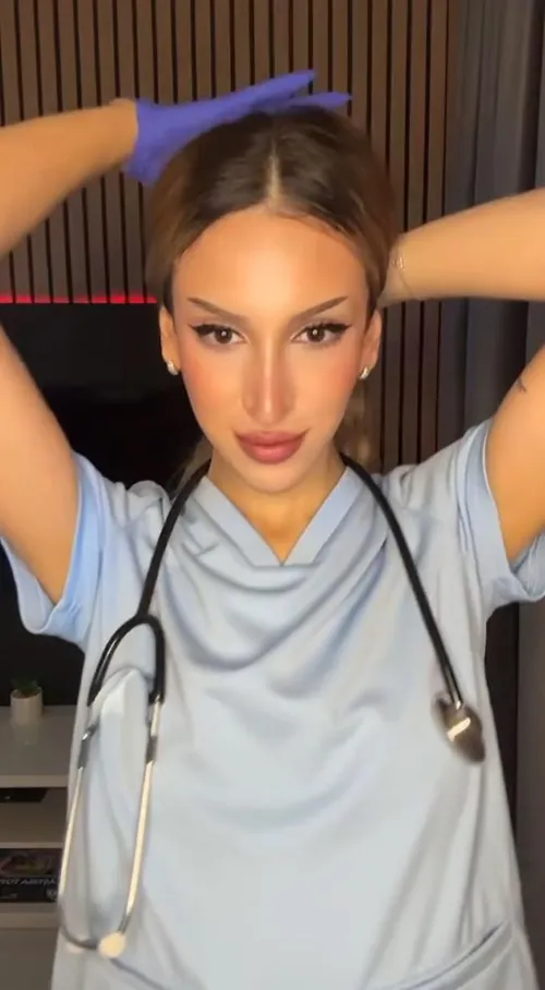 I am your new petite nurse... How many rounds we will do?  Thumbnail