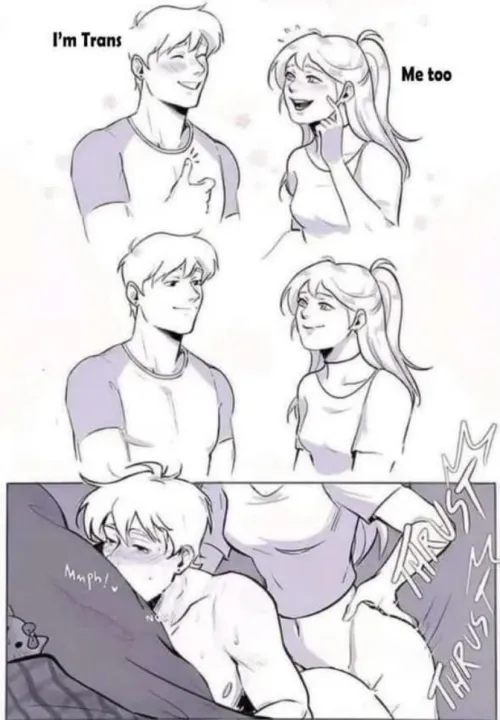 I didn’t expect so many people to want to see this comic from my last post so I’m just gonna post it here. This is not my art! Thumbnail