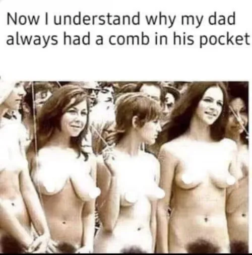 I dont mind carrying a comb Thumbnail