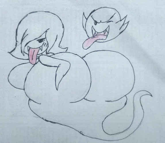 I drew a female boo [Me/Yanniku-san] Thumbnail