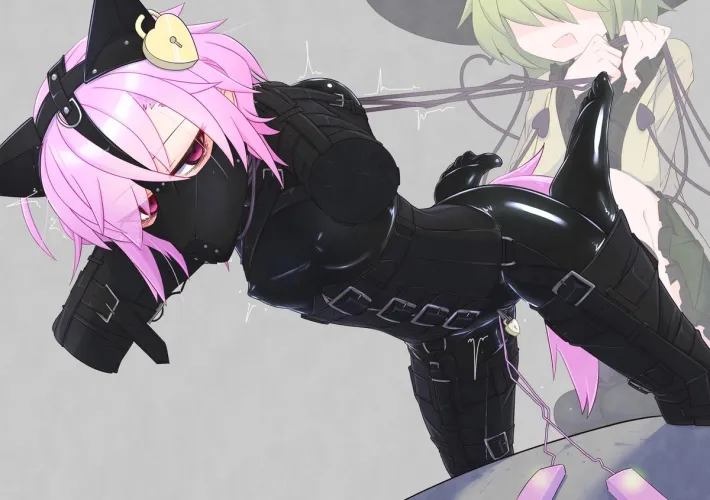 I love the lock on her crotch zipper Thumbnail