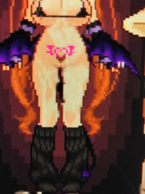 I think she looks so cute with the womb tattoo and the heart pubes Thumbnail