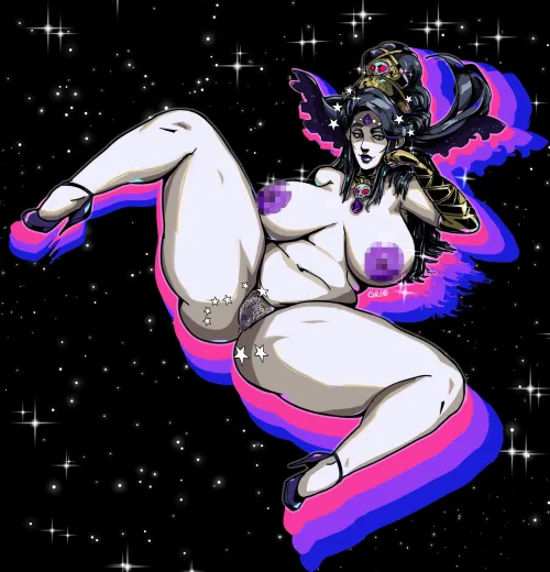 I think that Nyx might be (secretly) the goddess of fertility too... (art by me) [SolidusGrilo] Thumbnail