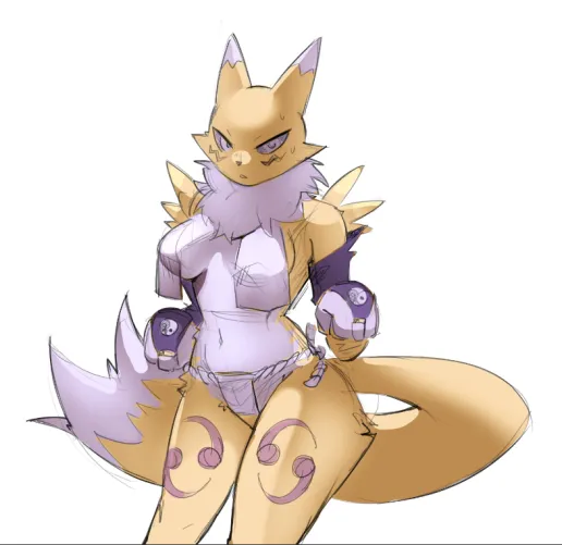 I tried to draw furry (AruPG) Thumbnail