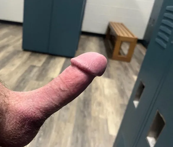 I walked to the showers naked, hard or not Thumbnail