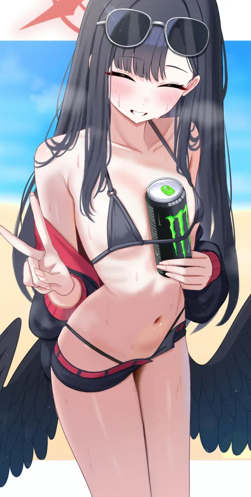 Ichika with a Monster Energy (Mizikayo) [Blue Archive] Thumbnail