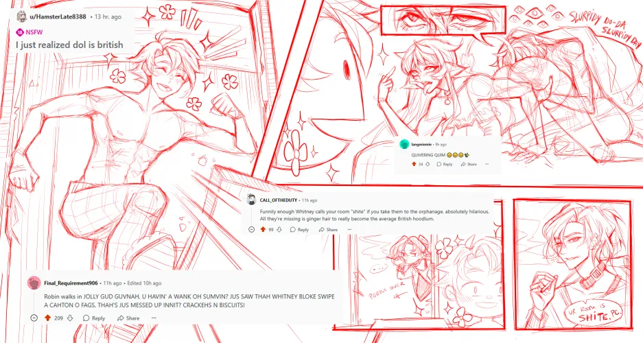 if i get banned for this it's worth it i guess??? - NSFW shitpost comic Thumbnail