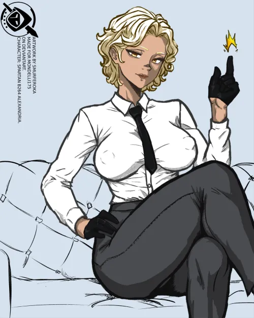 I'm finally back to draw regularly, hope so at least. Enjoy this lady:3 Thumbnail