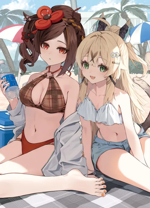 Inazumans at the beach Thumbnail