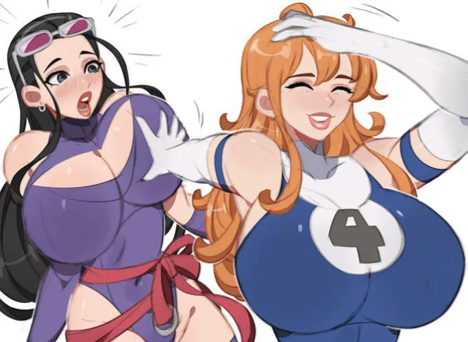 Invisible Woman and Robin doing the Naoya meme.(Kyopink611) Thumbnail