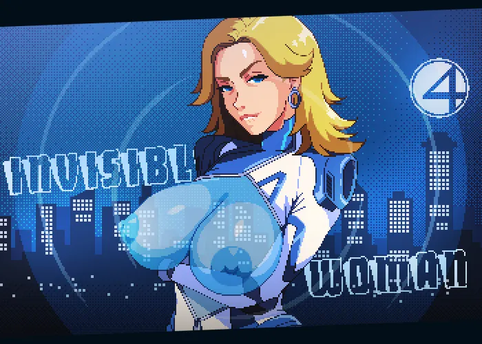 Invisible Woman - Marvel Rivals Pixel art - by me (NeophiteByte) Thumbnail