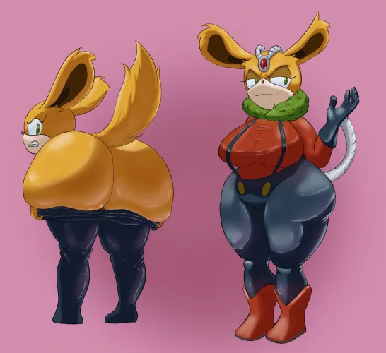 It can be difficult for Thunderbolt to get into her suit sometimes! (Art by me) Thumbnail