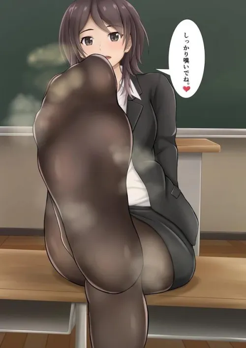 Ive noticed you staring at my feet the whole class, spend the detention smelling it then <3 Thumbnail