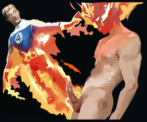 johnny storm (art by me) Thumbnail