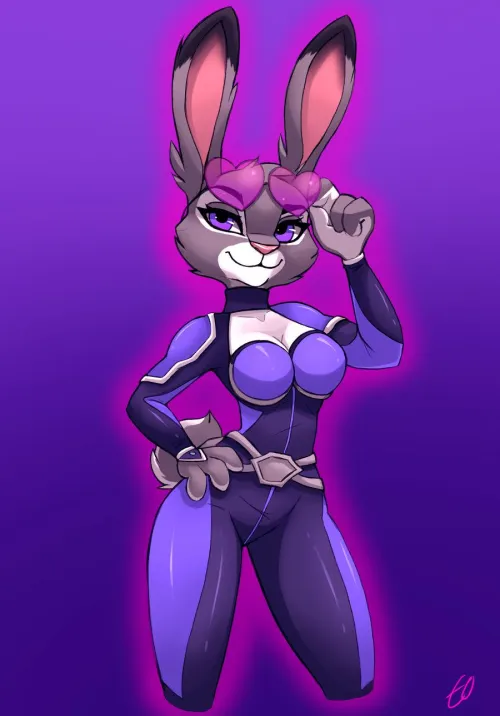Judy cosplaying Krystal´s assault uniform. (Credit: Sokerikaneli) Thumbnail