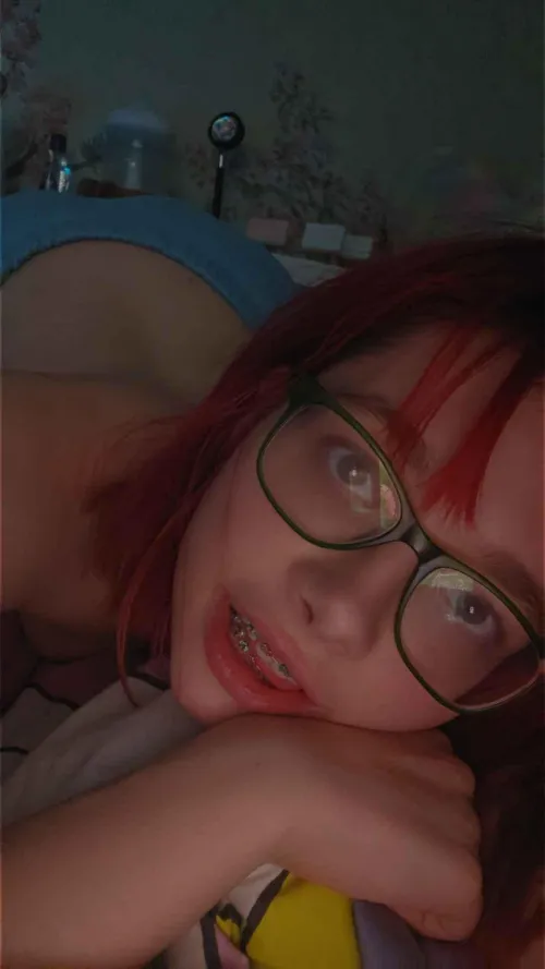 Just in bed with my stuffies! Thumbnail