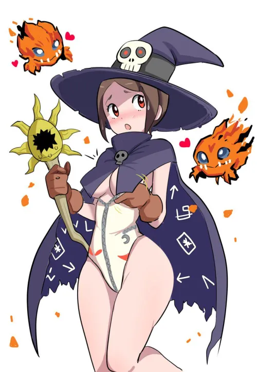 Kari ready for Halloween (Art by pabsmikan) Thumbnail