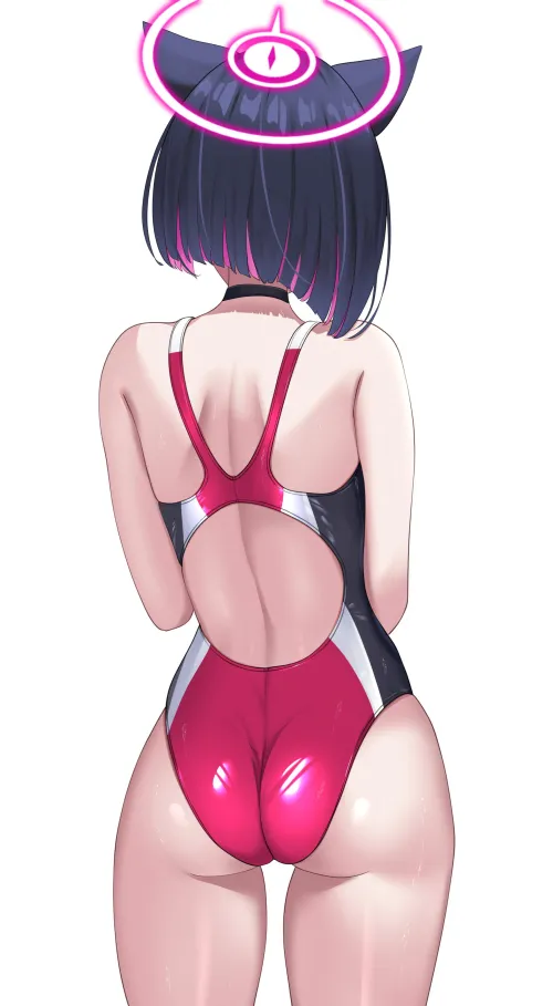 Kazusa Back View [Blue Archive] Thumbnail