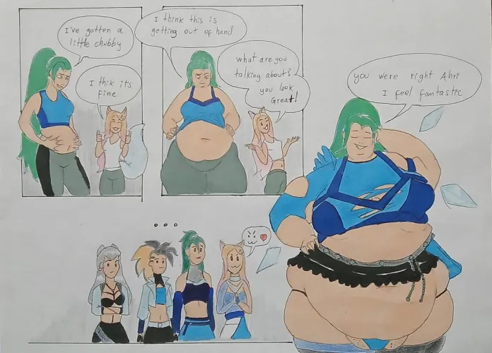 K/DA Seraphine's weight gain manipulated and influenced by K/DA Ahri (Built like a star by Weirdsnowball) Thumbnail