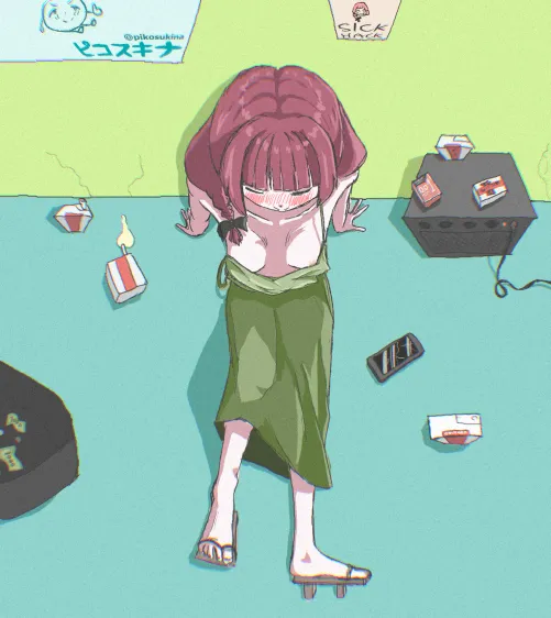 Kikuri normal day (oc) Thumbnail