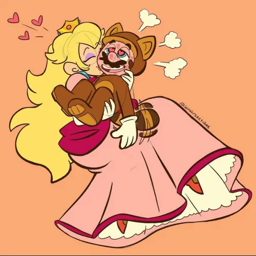 Kiss the Tanooki (SarahSketches) Thumbnail