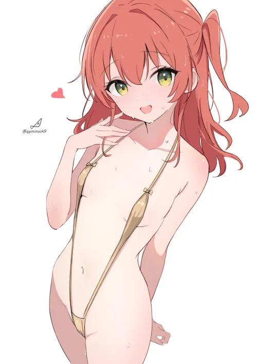 Kita in Golden String Monokini (@qyMinusk9) Thumbnail