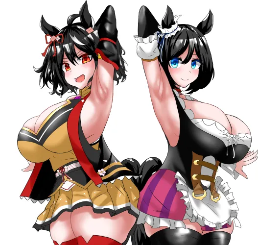 Kitasan Black y Eishin Flash (RVreMaNCVCXeiiy) [Uma Musume Pretty Derby] Thumbnail
