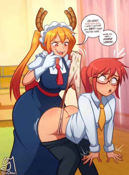 Kobayashi & Tohru (SemiDraws) Thumbnail