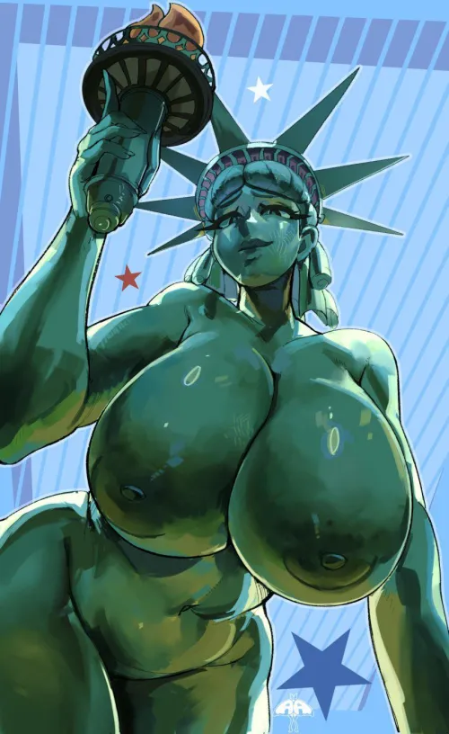 Lady Liberty (alamanderarts) [Statue of Liberty] Thumbnail