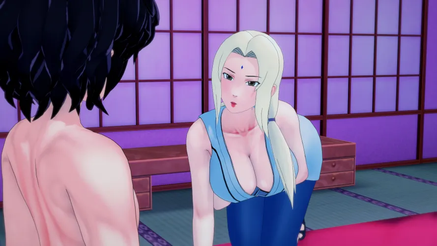 Lady Tsunade is quite experienced and knows how to achieve her goals... [Waifu Slut School] Thumbnail