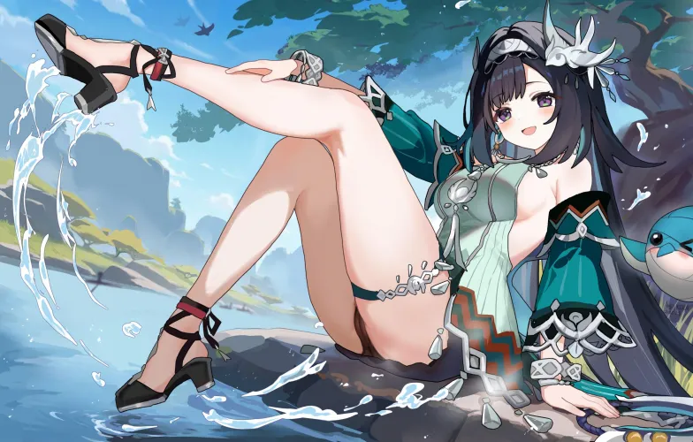 Lan Yan's beautiful legs Thumbnail