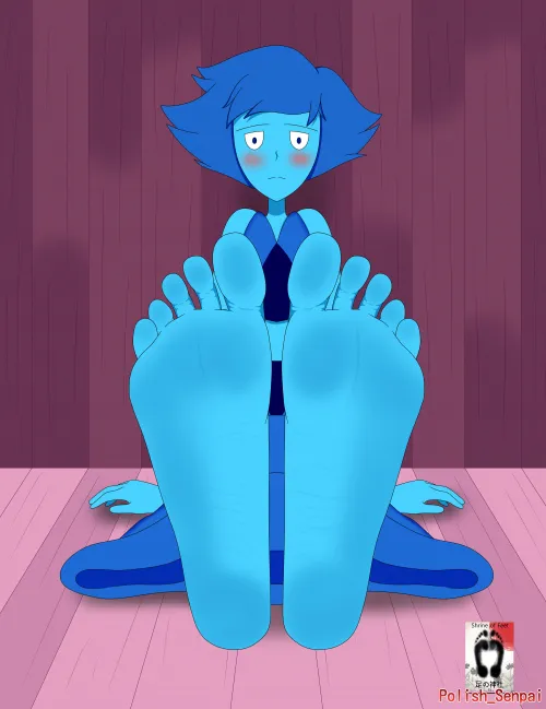 Lapis Lazuli shows her cute and sexy soles (PolishSenpai) [Steven Universe] Thumbnail
